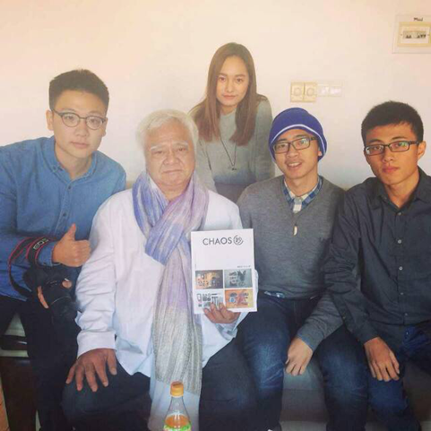 Chaos成员在采访台湾民谣之父胡德夫
