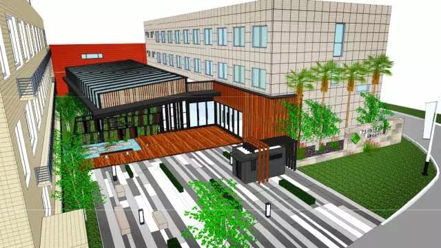 创新创业中心效果图